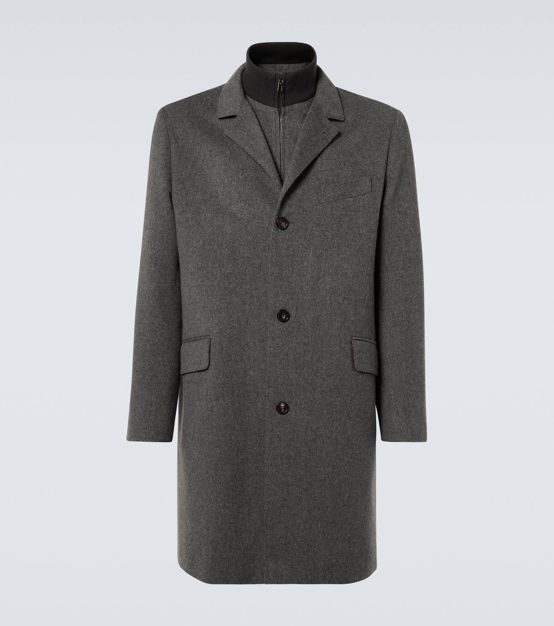 Martingala cashmere coat - 1