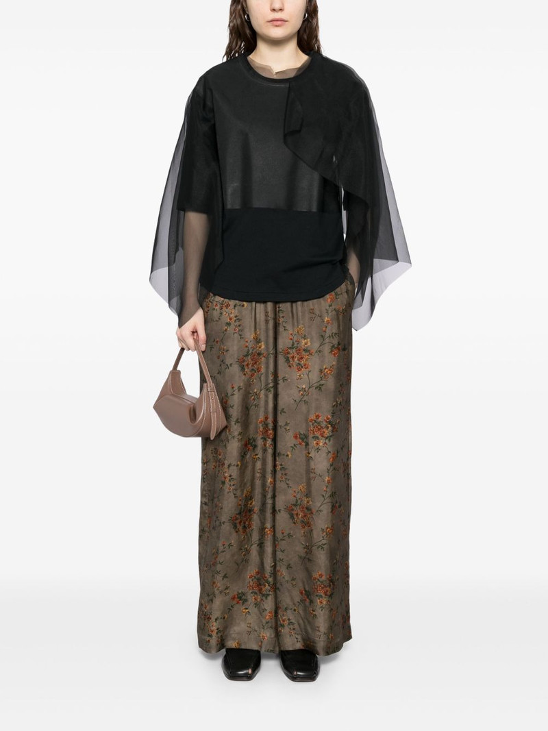 UMA WANG floral-print trousers outlook