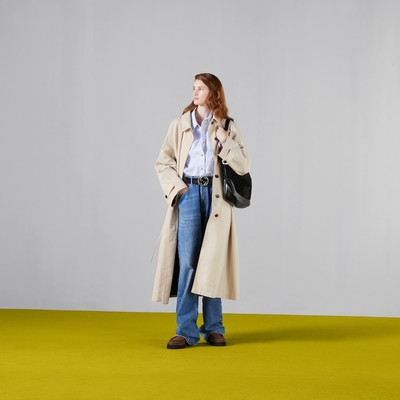 GUCCI Cotton gabardine trench coat outlook