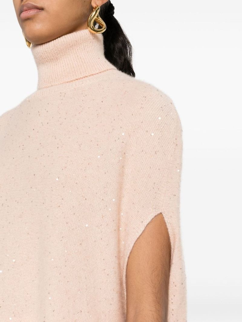 sequin-embellished knitted top 5