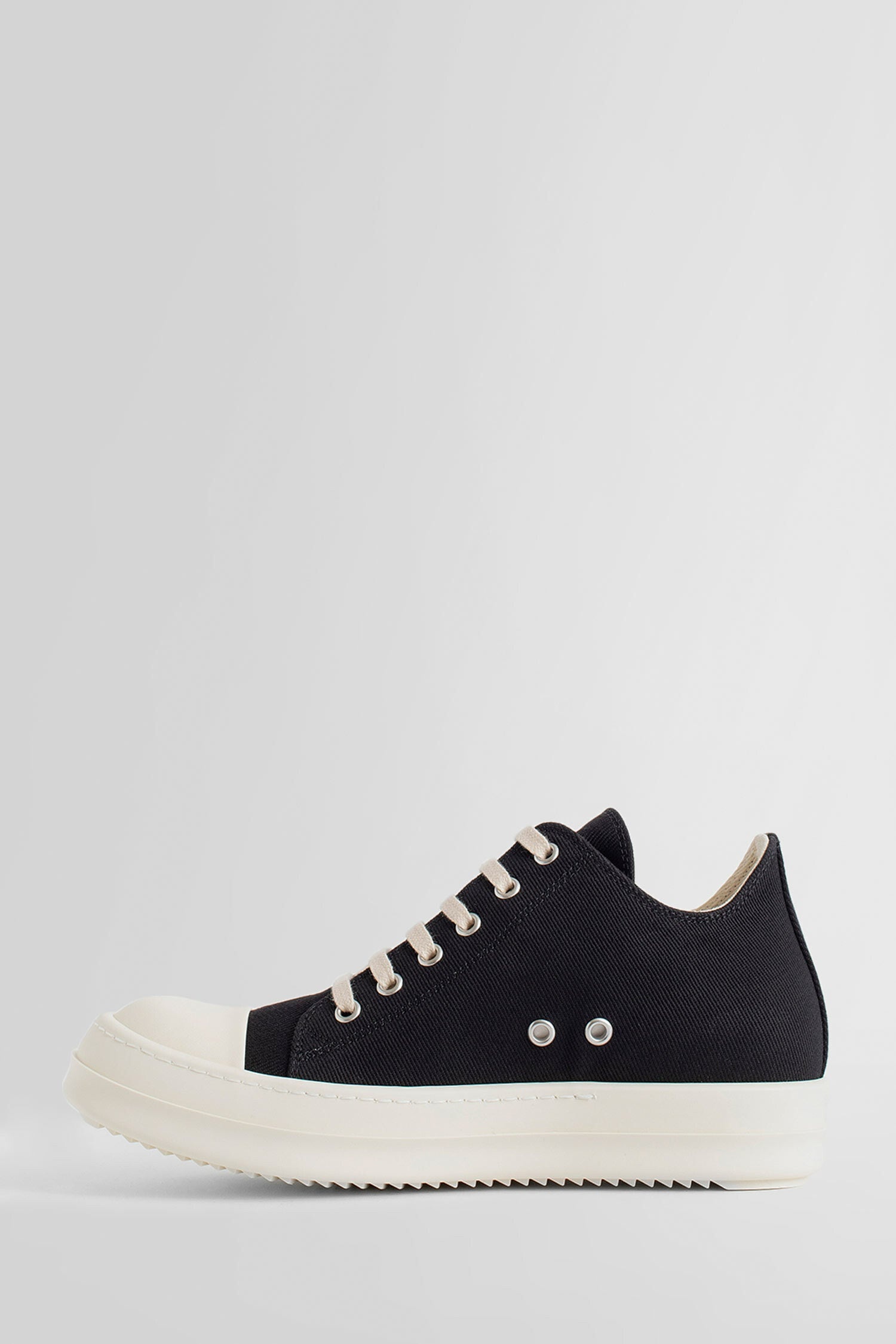 RICK OWENS WOMAN BLACK SNEAKERS - 4