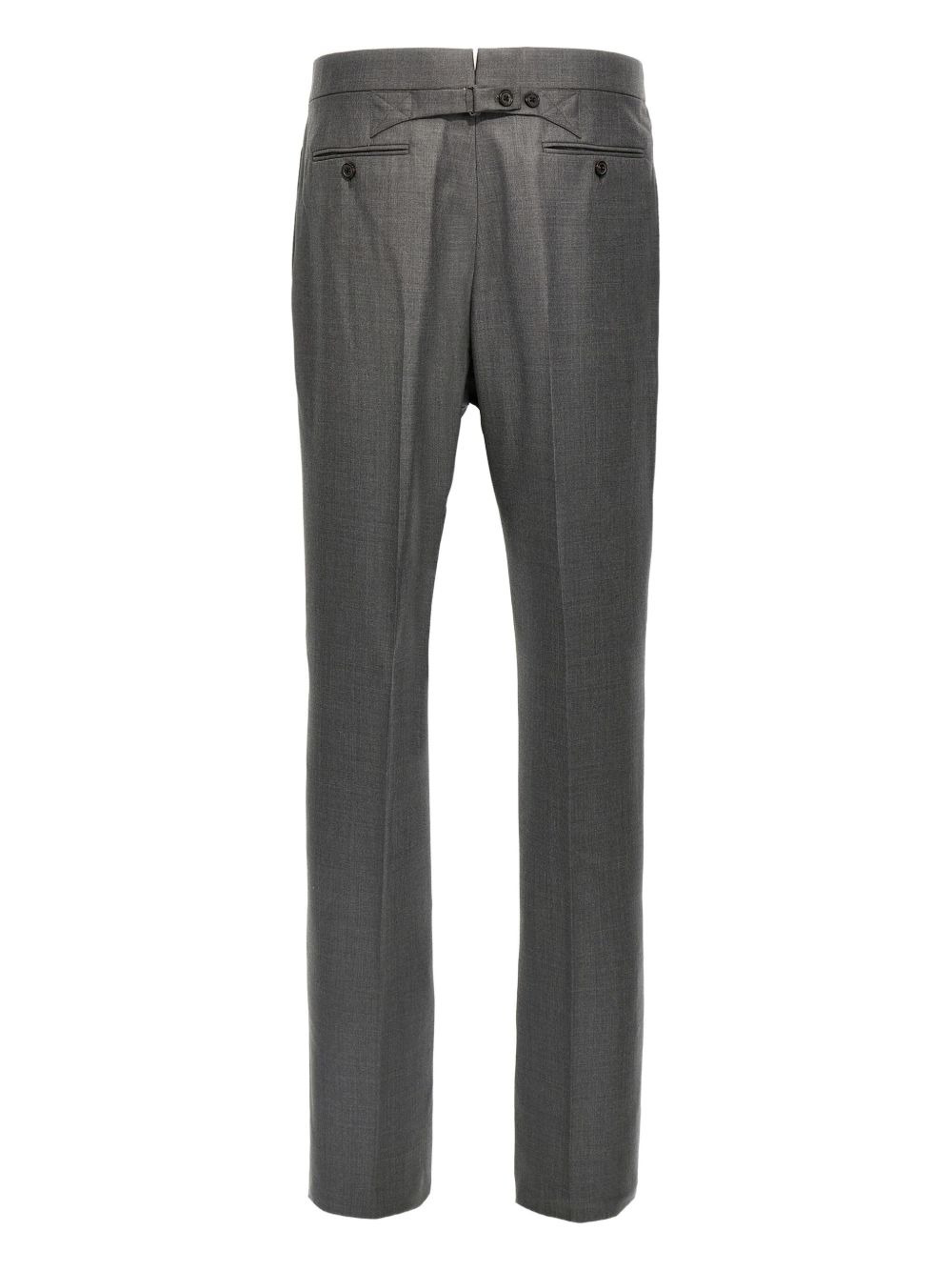 backstrap cropped tailored trousers - 2