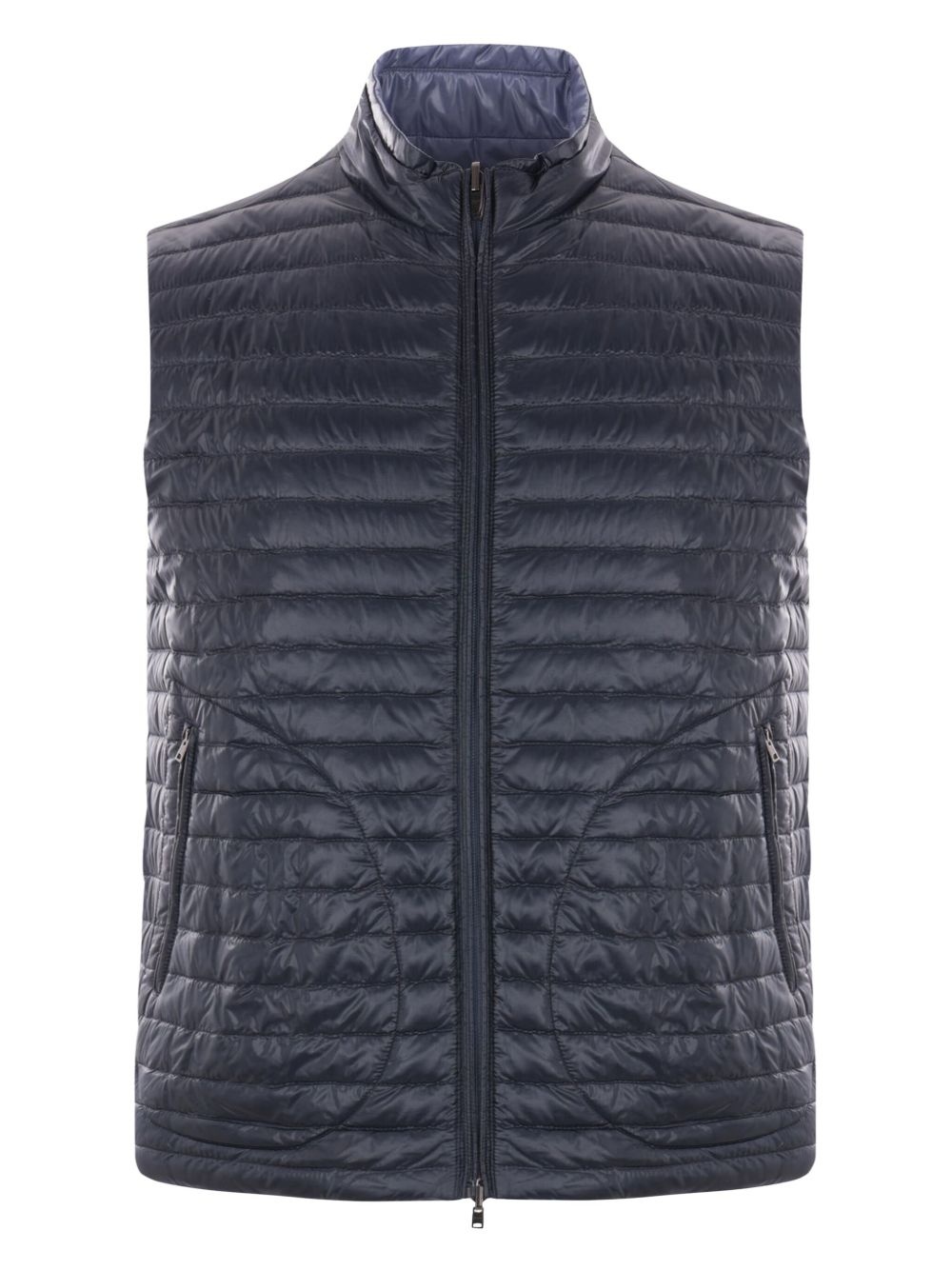reversible puffer gilet - 5