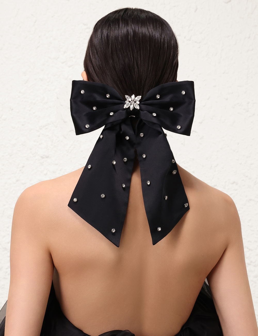 EMBELLISHED BOW SCRUNCHIE - 2