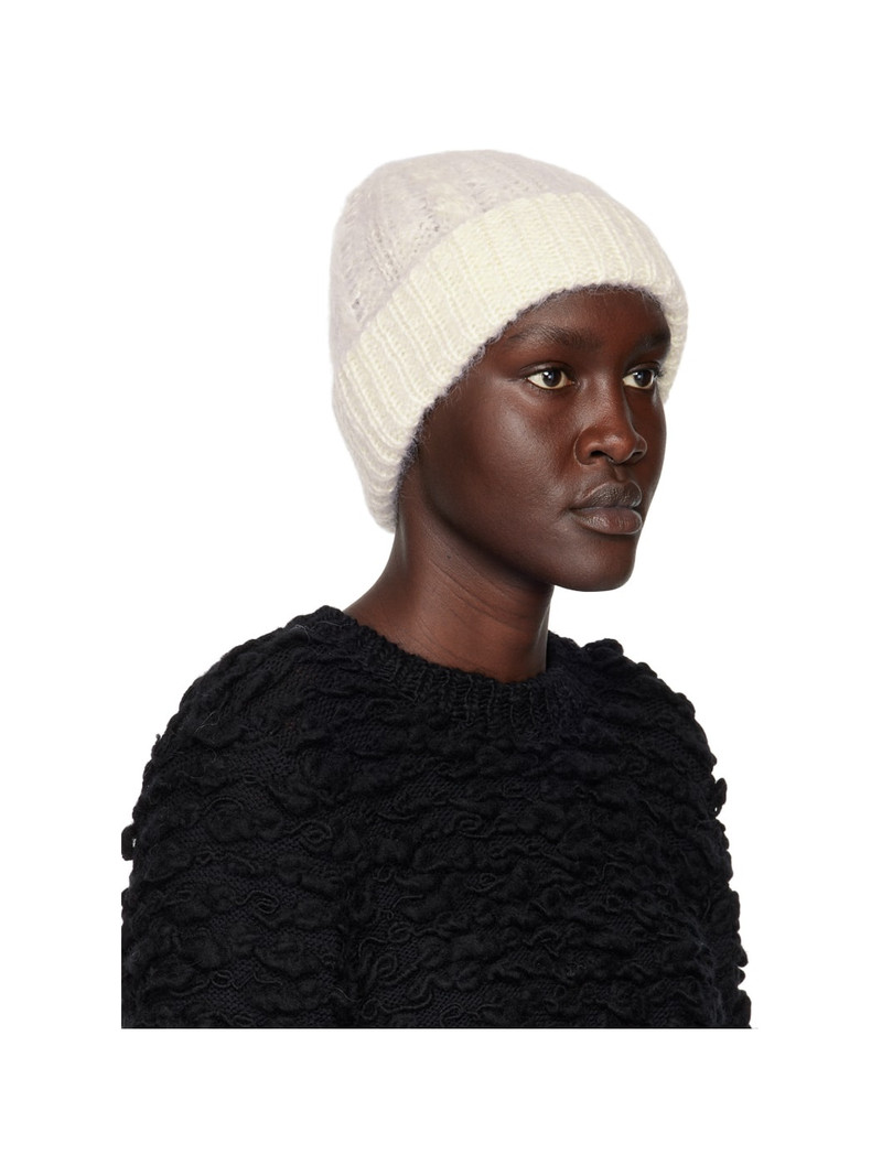 CECILIE BAHNSEN Off-White Imogen Beanie outlook