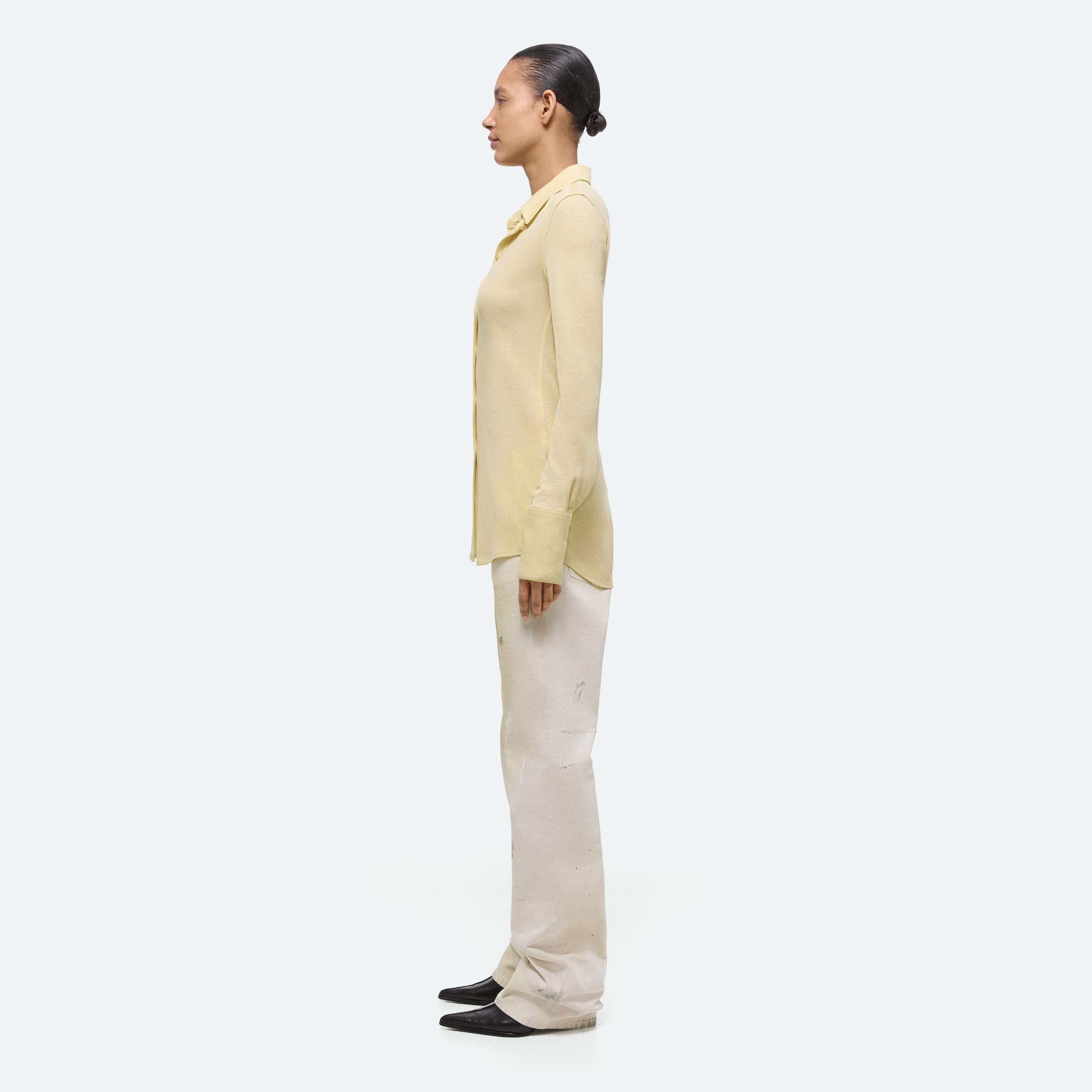 SLIM RIB SHIRT - 4