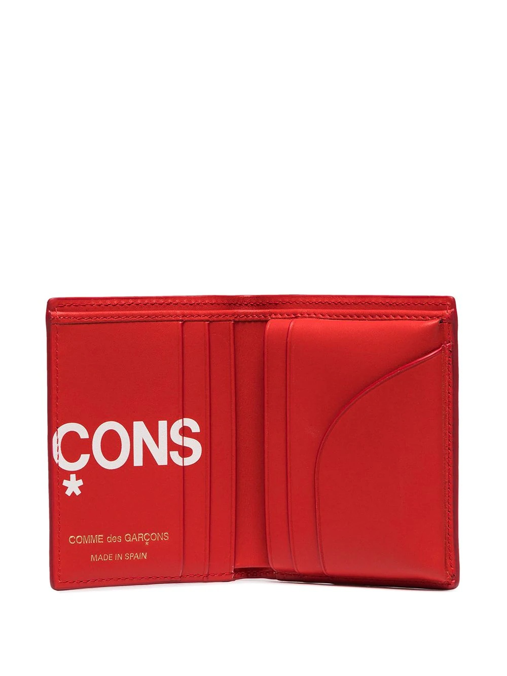 large logo print wallet - 3