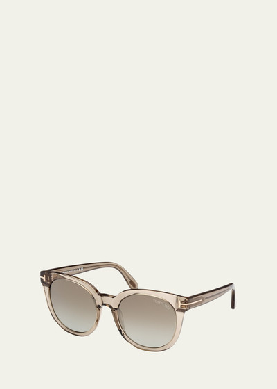 TOM FORD Moira Acetate Butterfly Sunglasses outlook