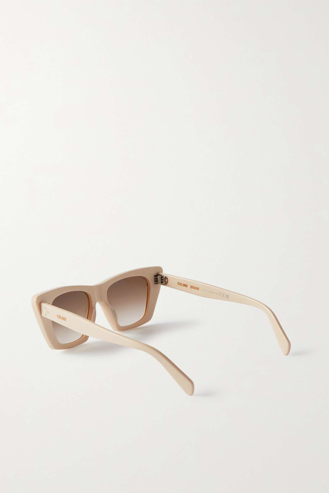 Cat-eye acetate sunglasses - 3