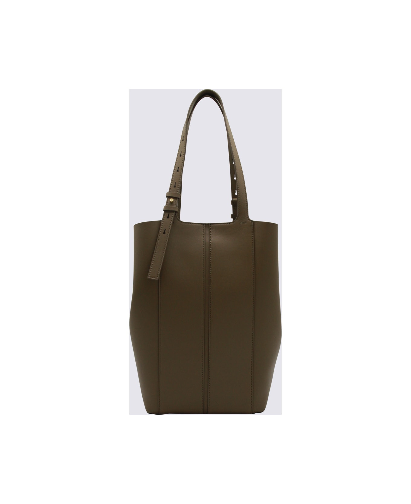 Brown Leather Totes - 3