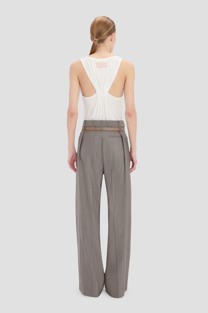 Pleated Waist Trouser In Nickel 5