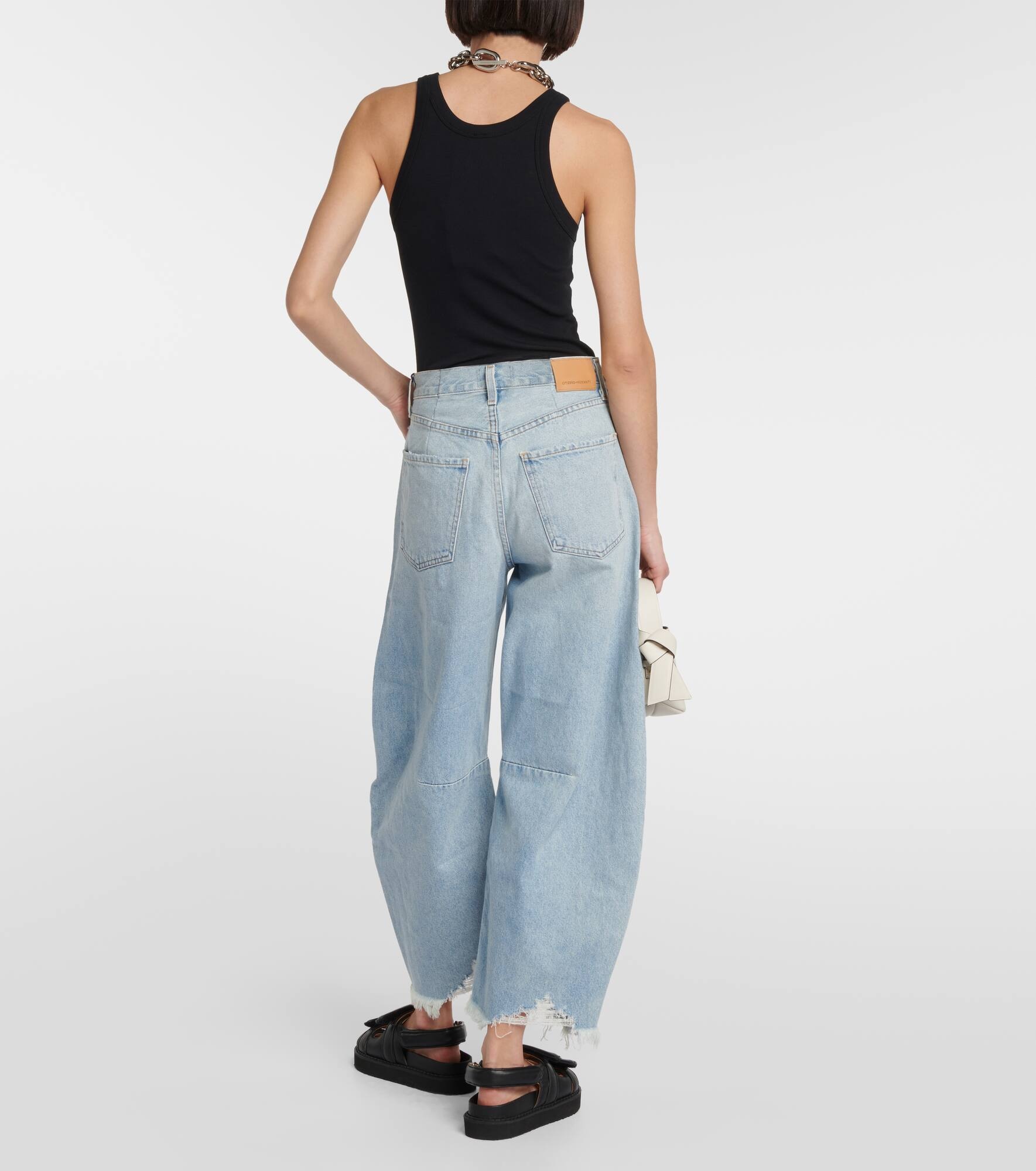 Horseshoe wide-leg jeans - 3