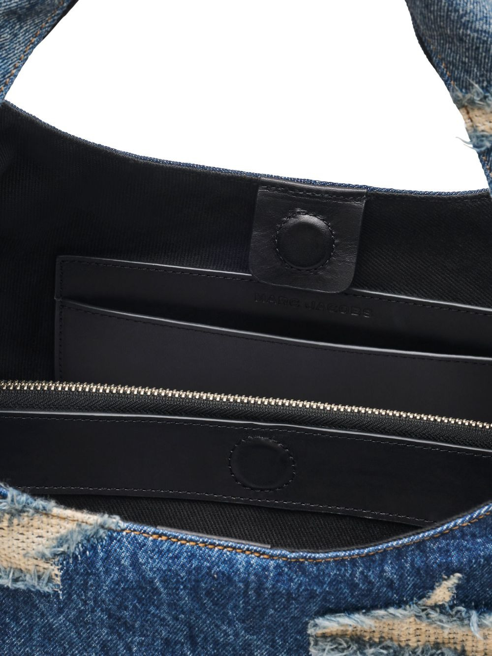 MARC JACOBS - Women Rip and Repair Denim Sack Bag - 6