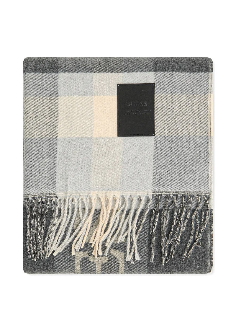GUESS USA check-pattern scarf outlook