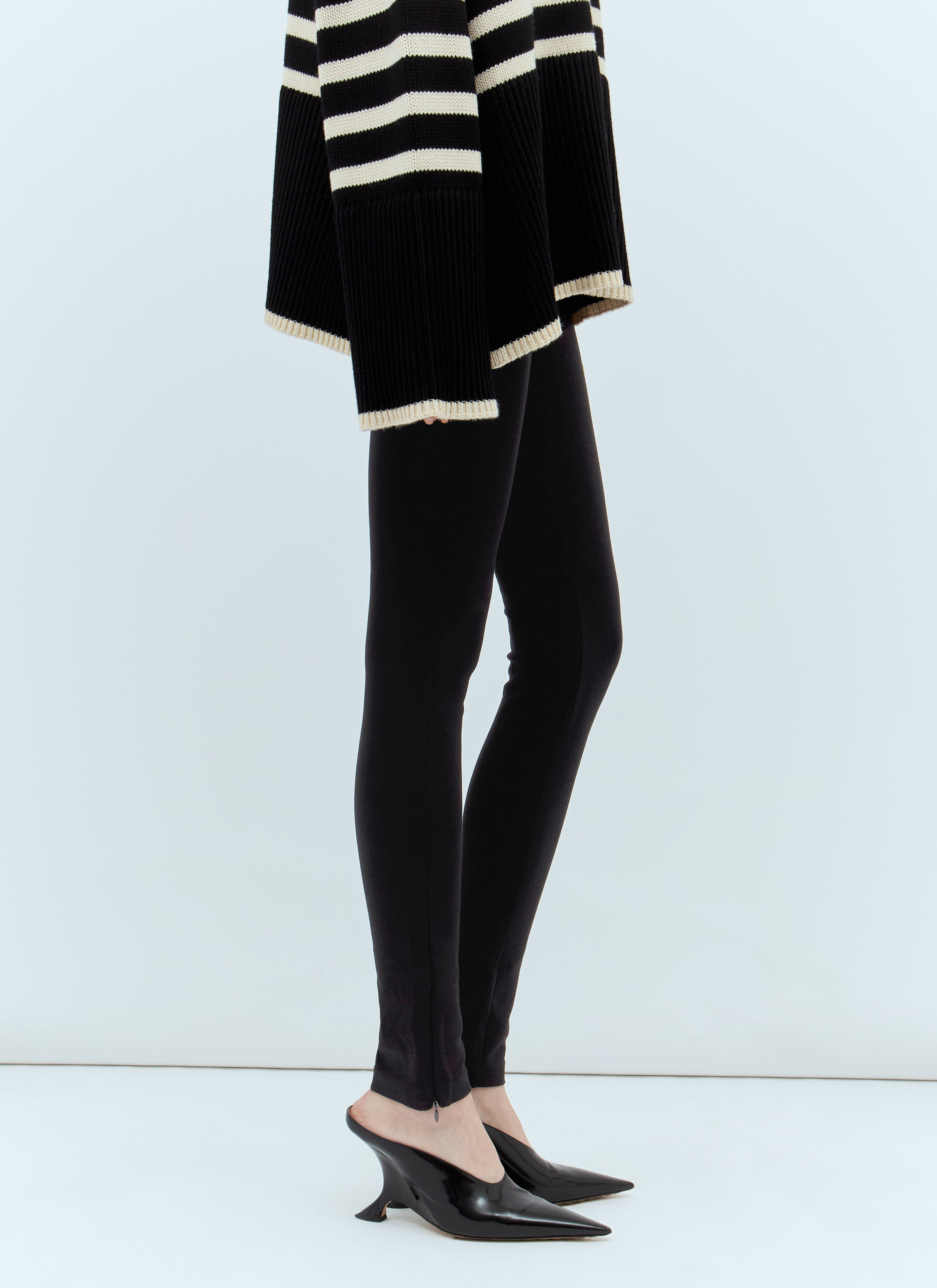 Zip Cuff Leggings - 2