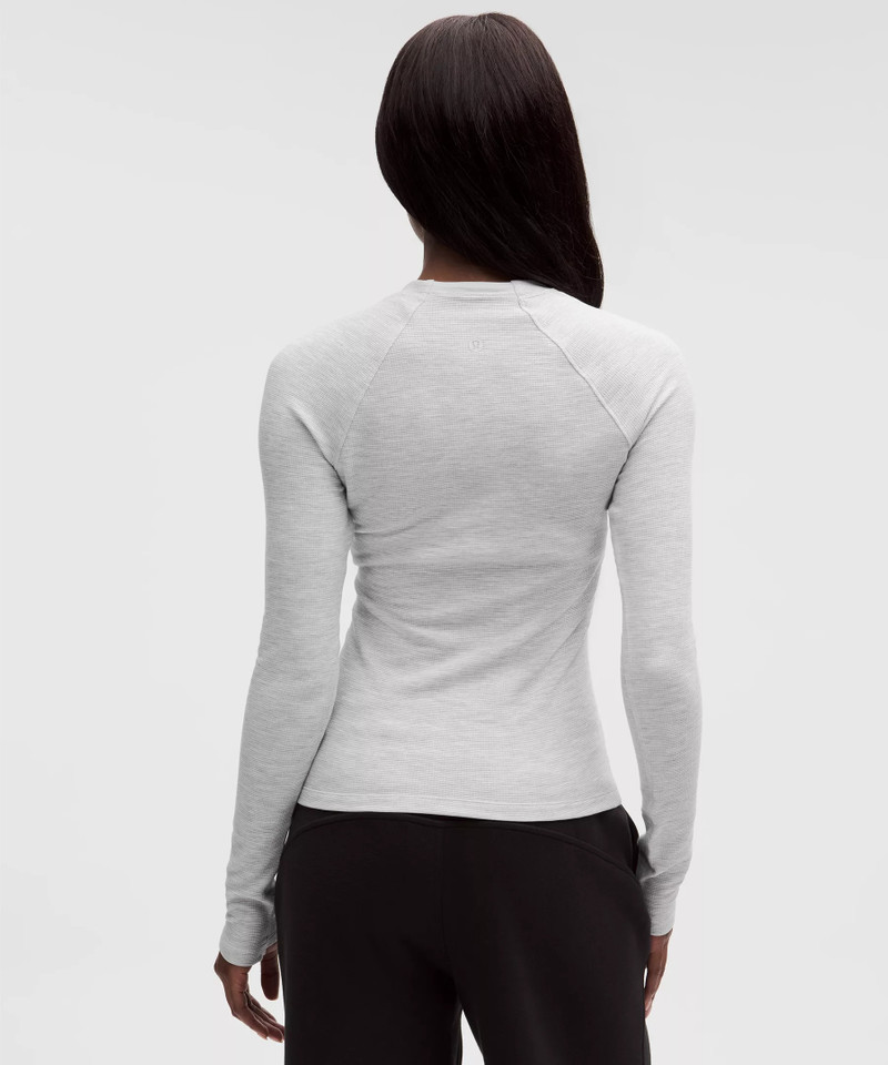 Waffle-Knit Crewneck Base Layer 3