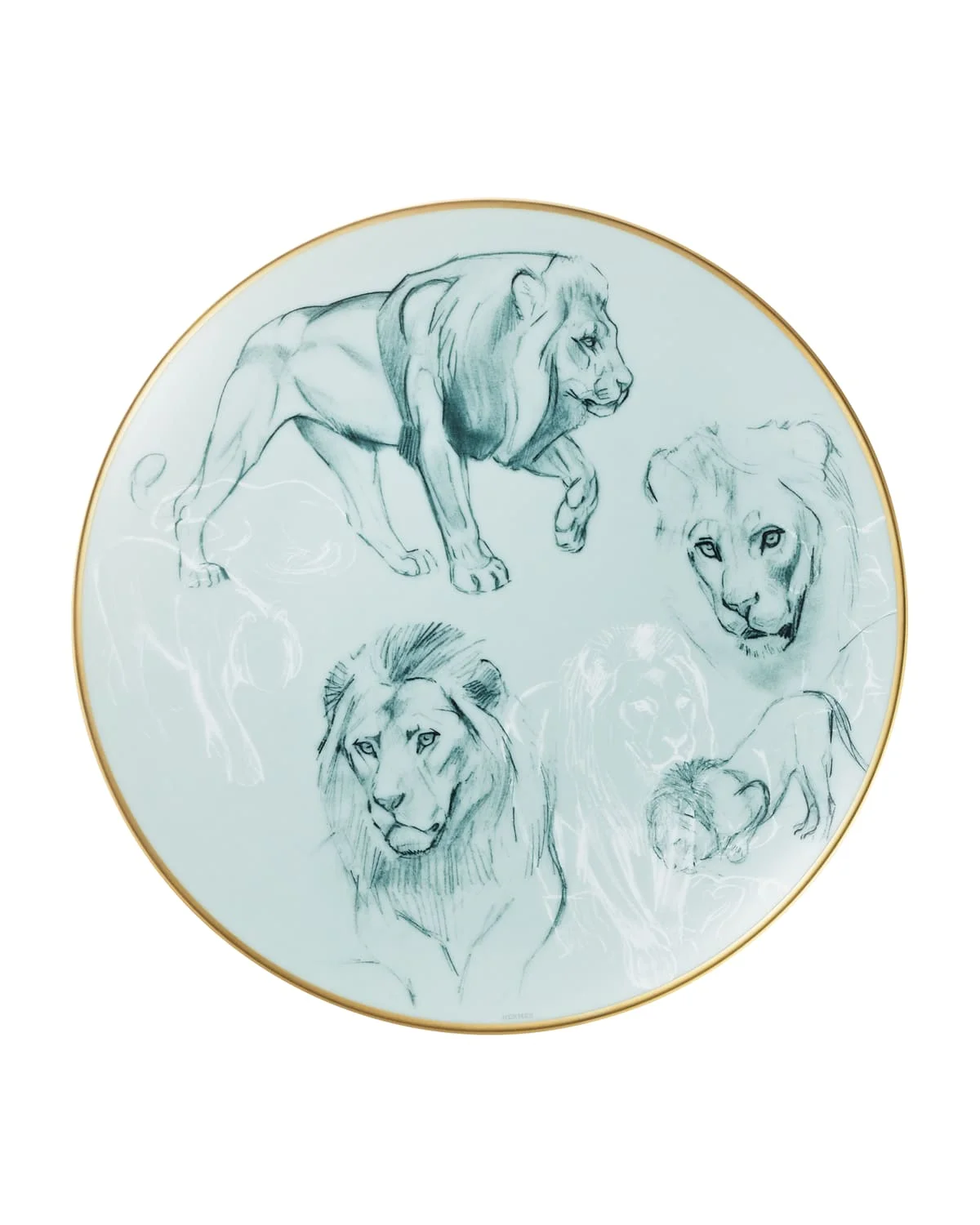 Carnets d'Equateur Lions Salad Plate - 1