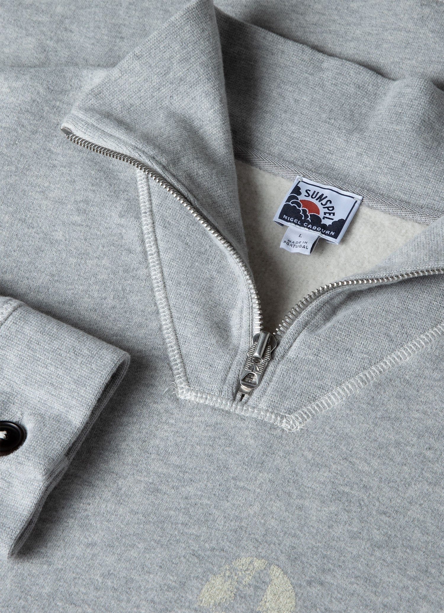 Sunspel x Nigel Cabourn Half Zip Sweatshirt - 4