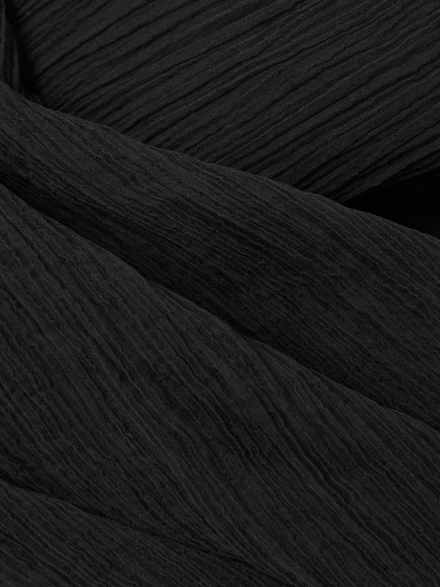 Strapless appliquéd draped silk-crepon mini dress Black - 4