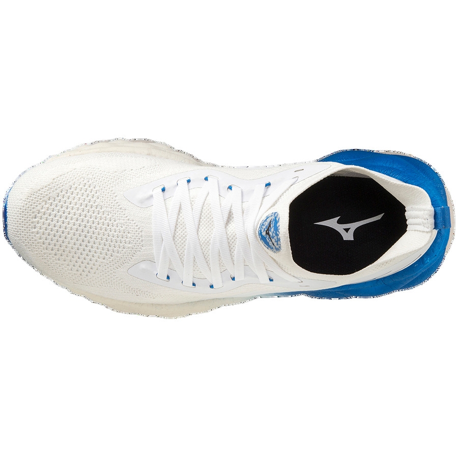 Mizuno Wave Neo Ultra Running Shoes 'Black White Blue' J1GC223401 - 3