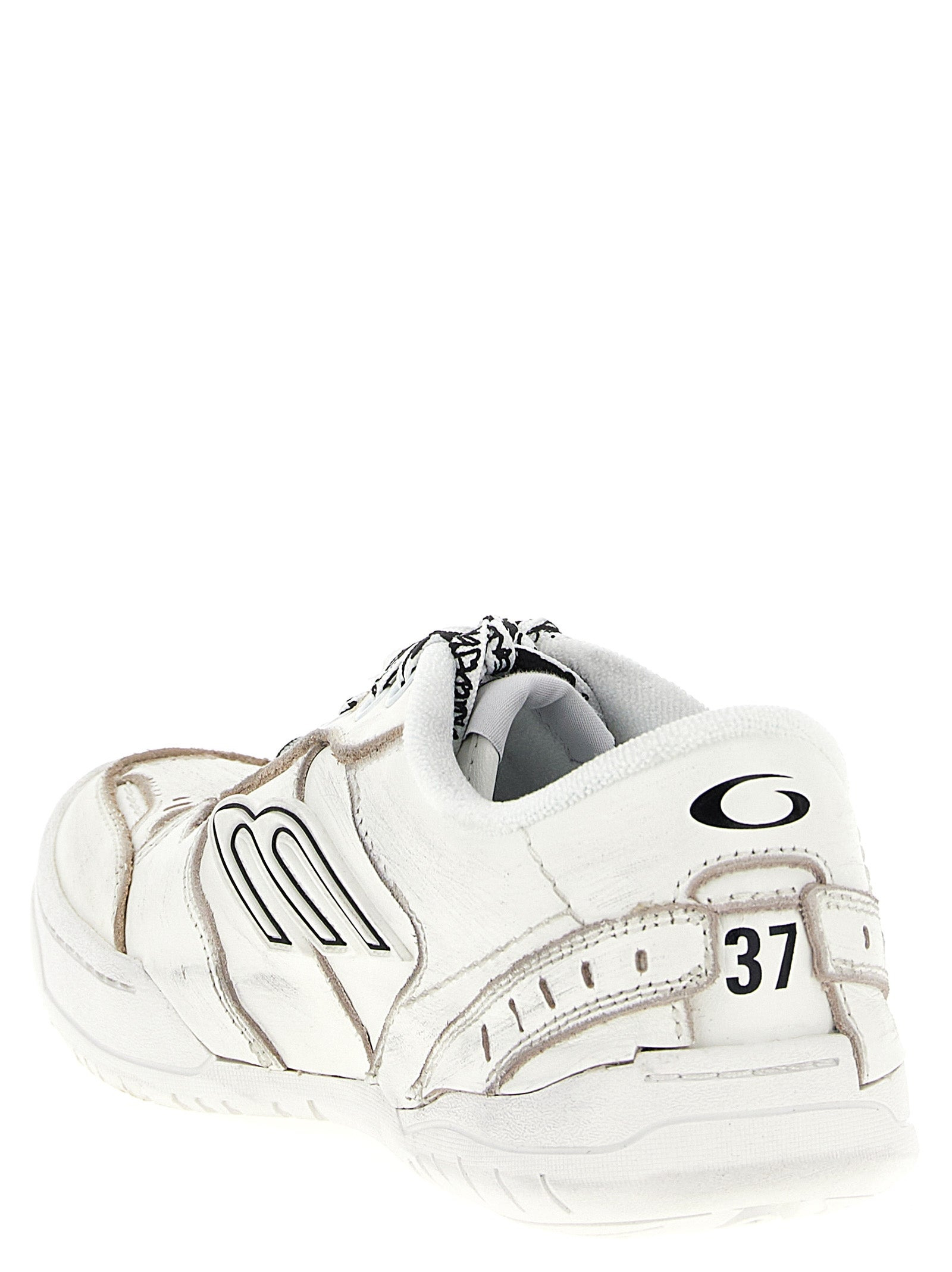 Balenciaga Women 'Hamptons Worn-Out Medio' Sneakers - 3