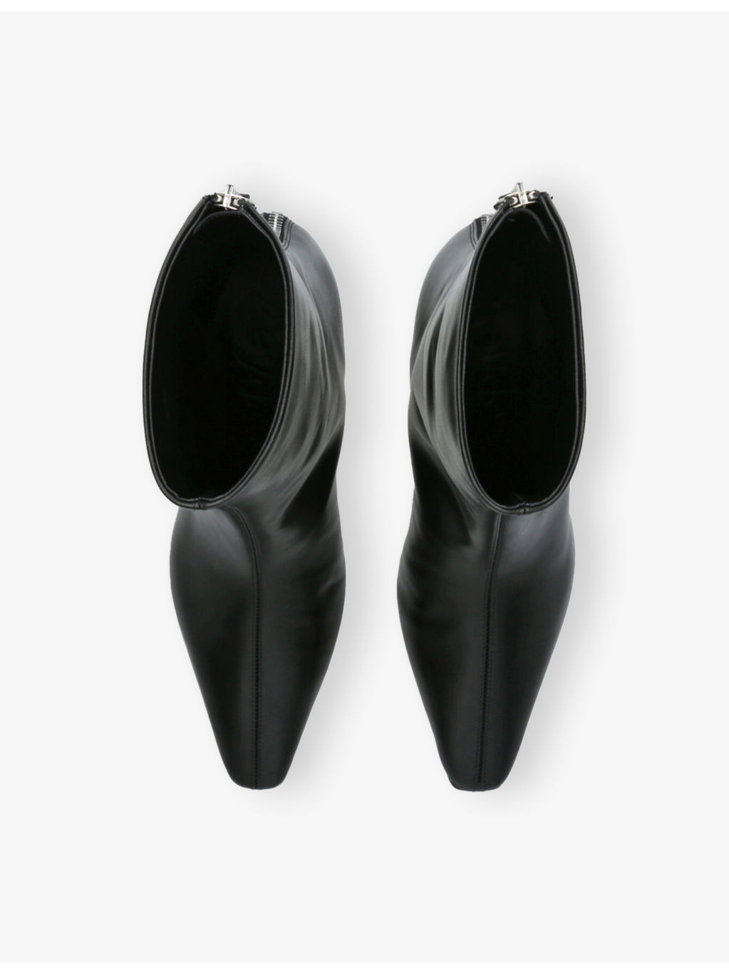 Elina Leather Heeled Ankle Boots - 2
