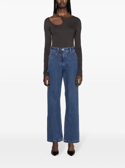 LOW CLASSIC mid-rise straight jeans outlook
