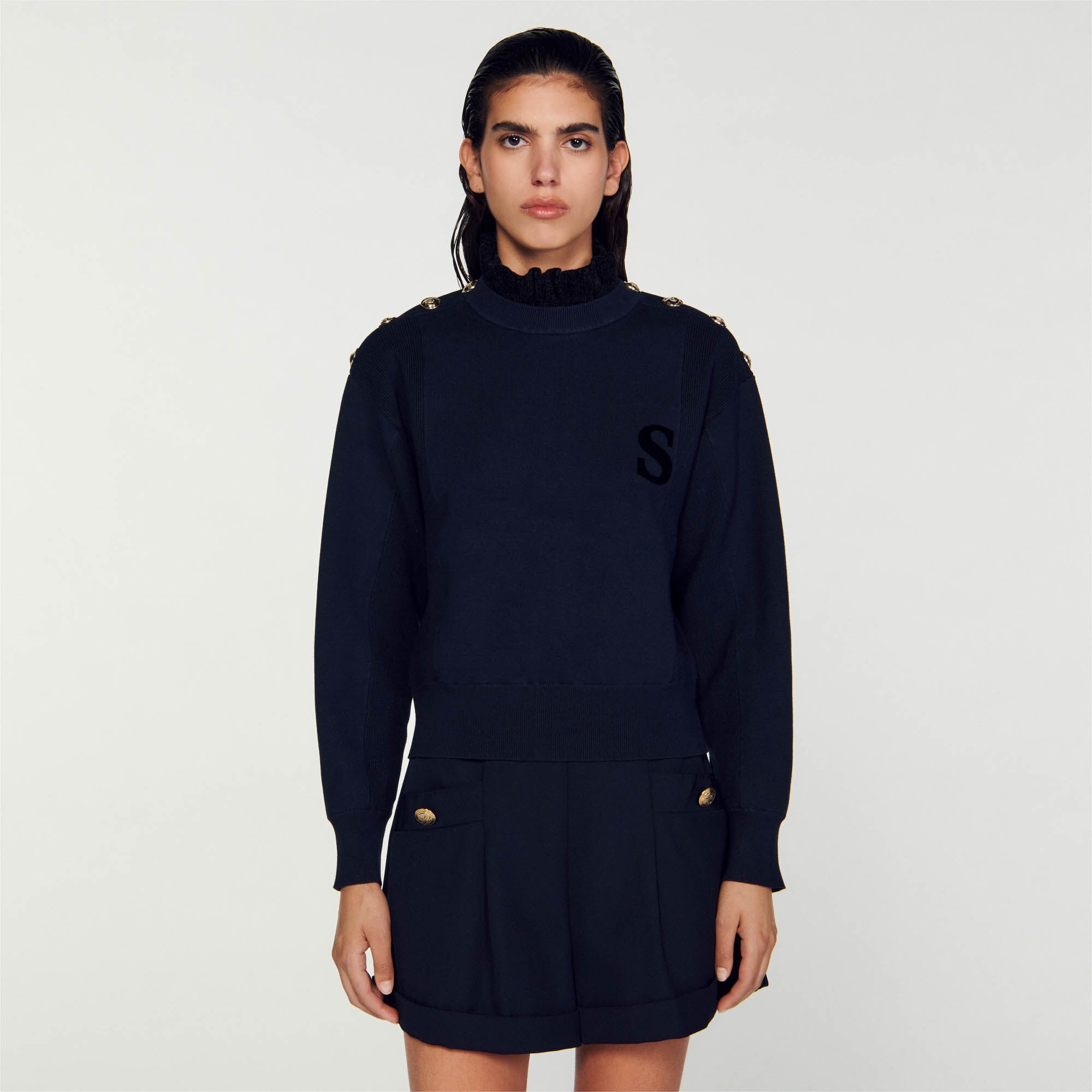 CROPPED TURTLENECK SWEATER - 5