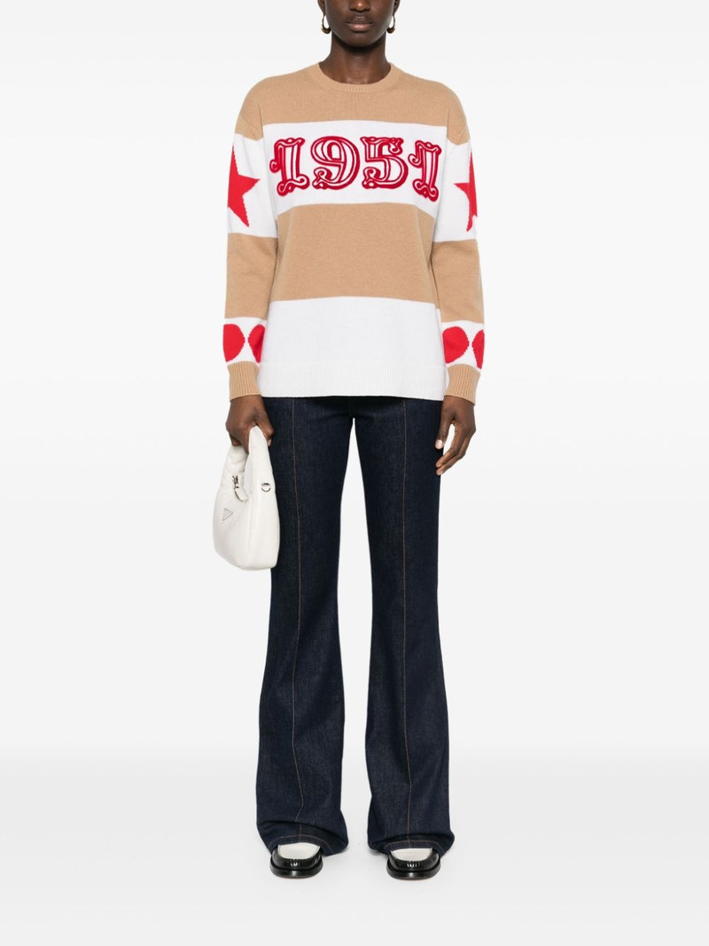 Max Mara Dirce 1951-motif striped jumper outlook