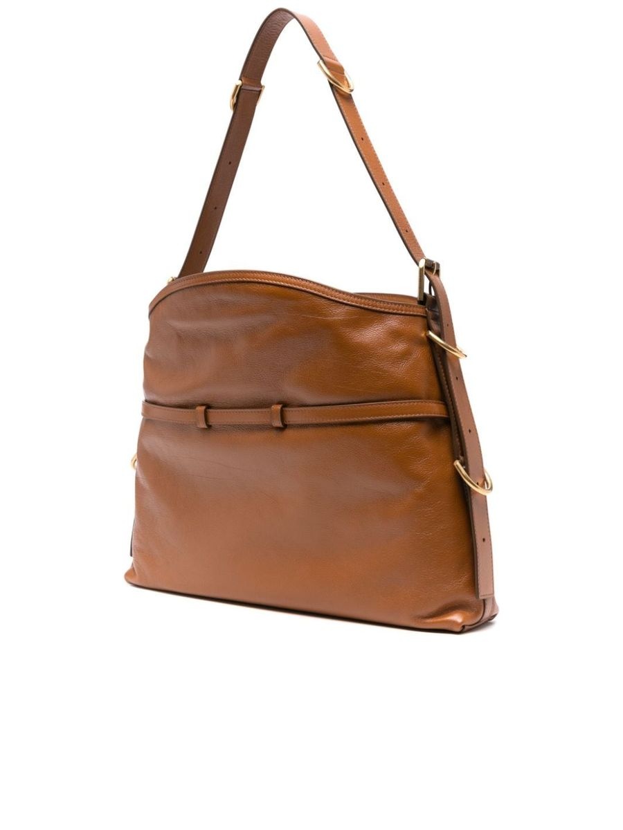 Givenchy Medium Voyou Tan Leather Shoulder Bag - 5