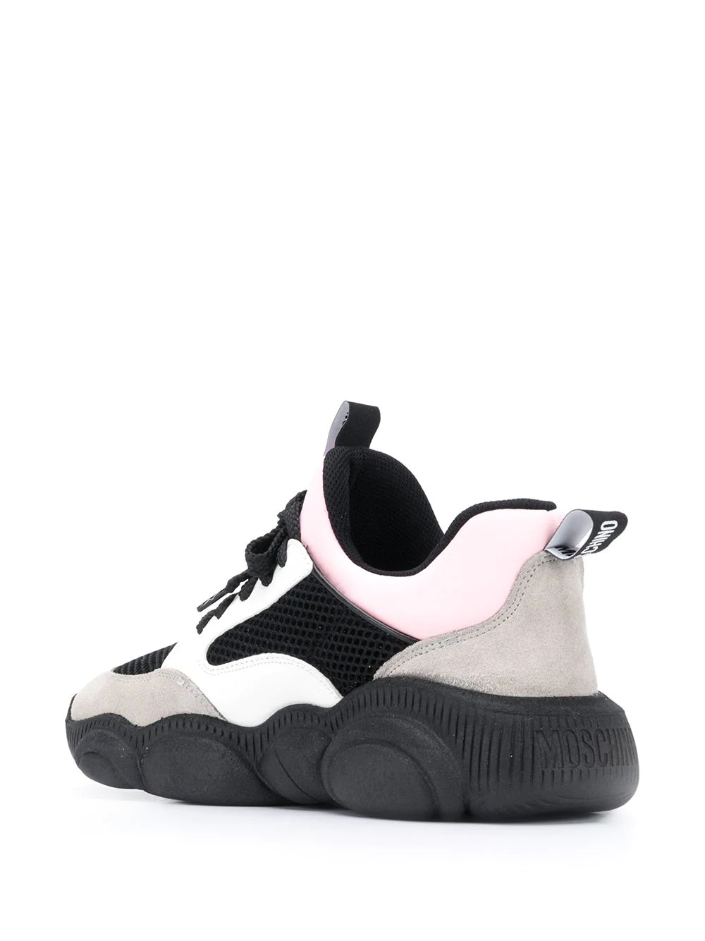 teddy panelled low-top sneakers - 3