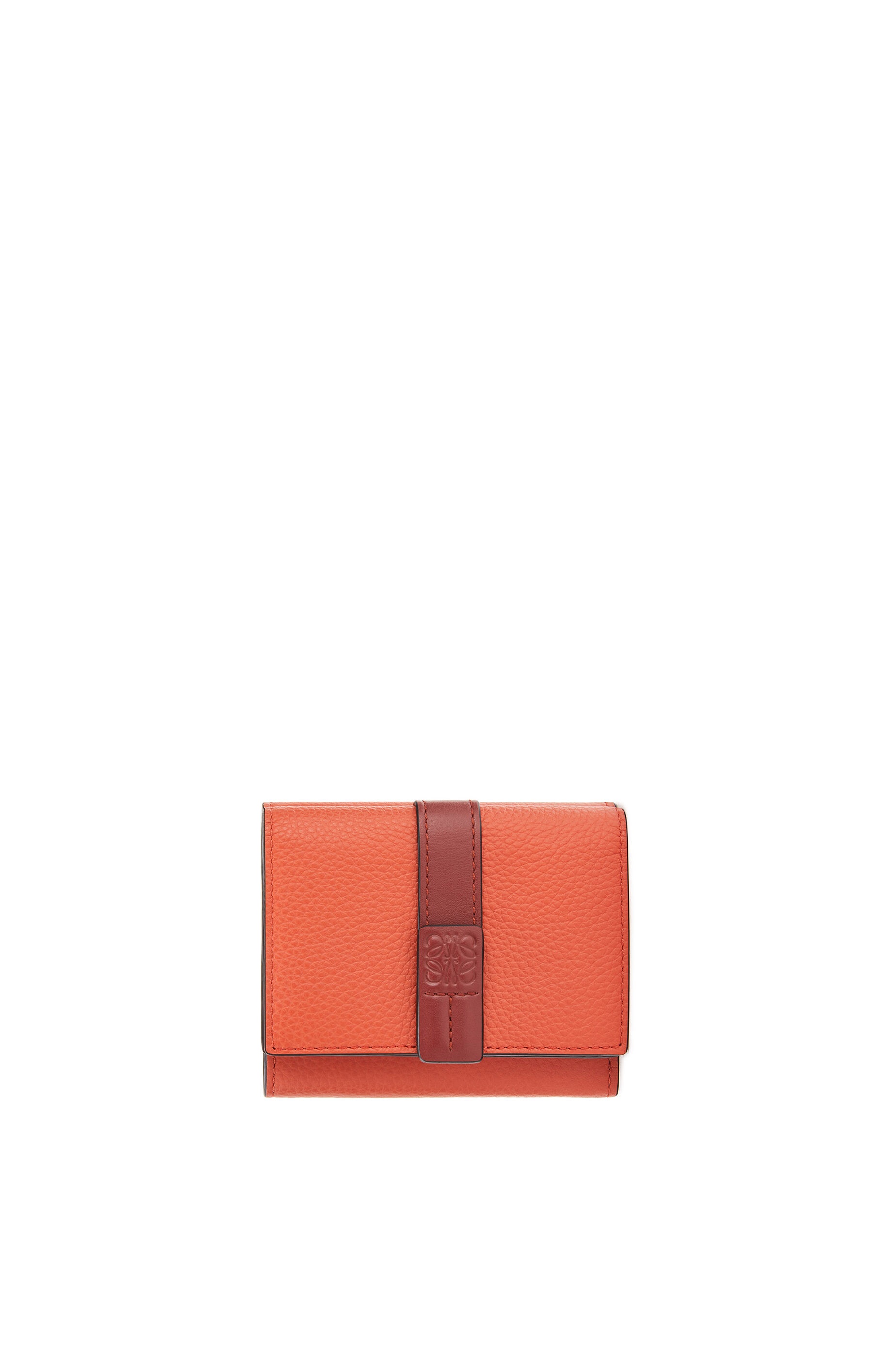 Trifold wallet in soft grained calfskin - 1