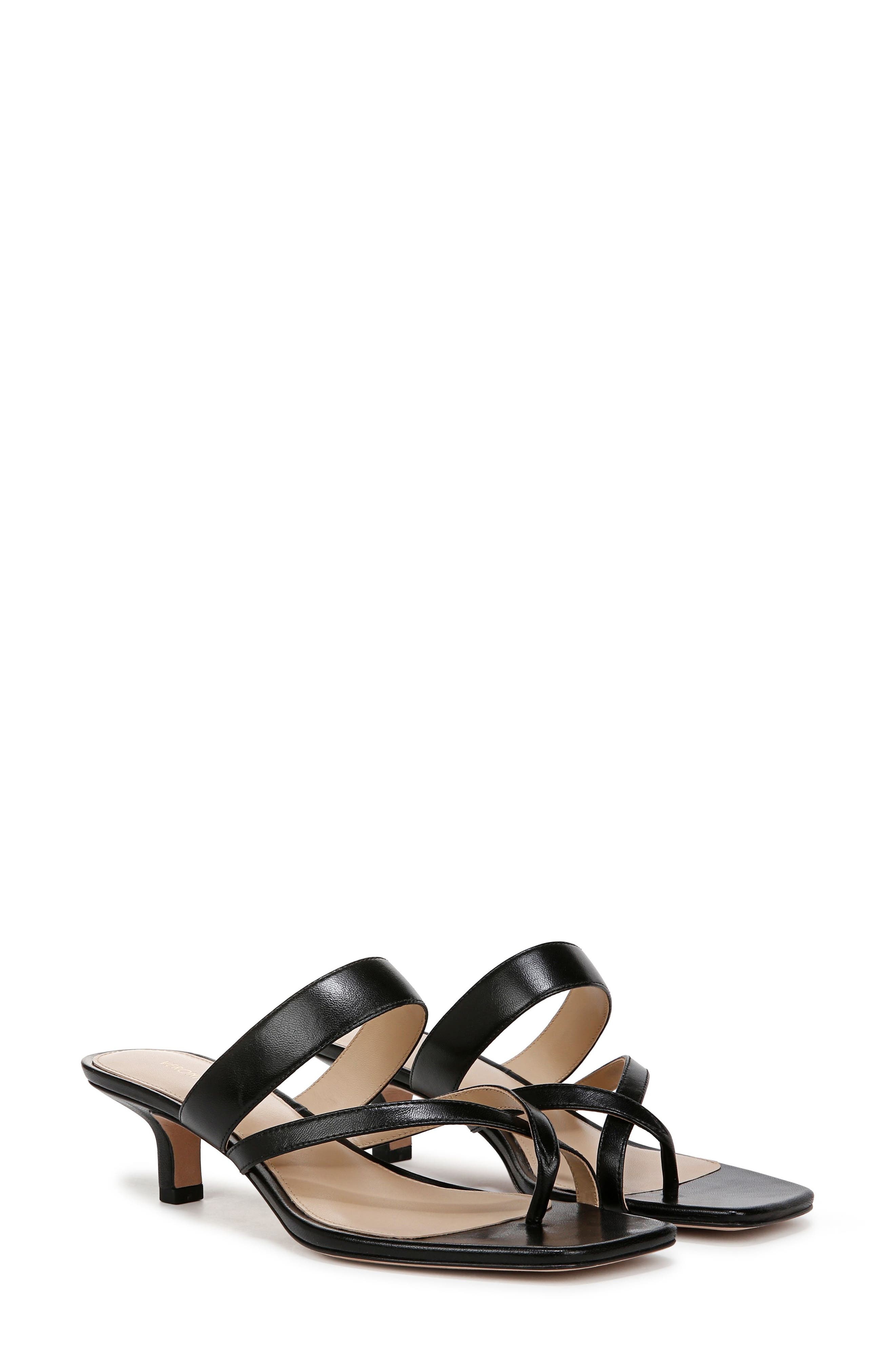 Veronica Beard Alanis Kitten Heel Slide Sandal in Black at Nordstrom - 8