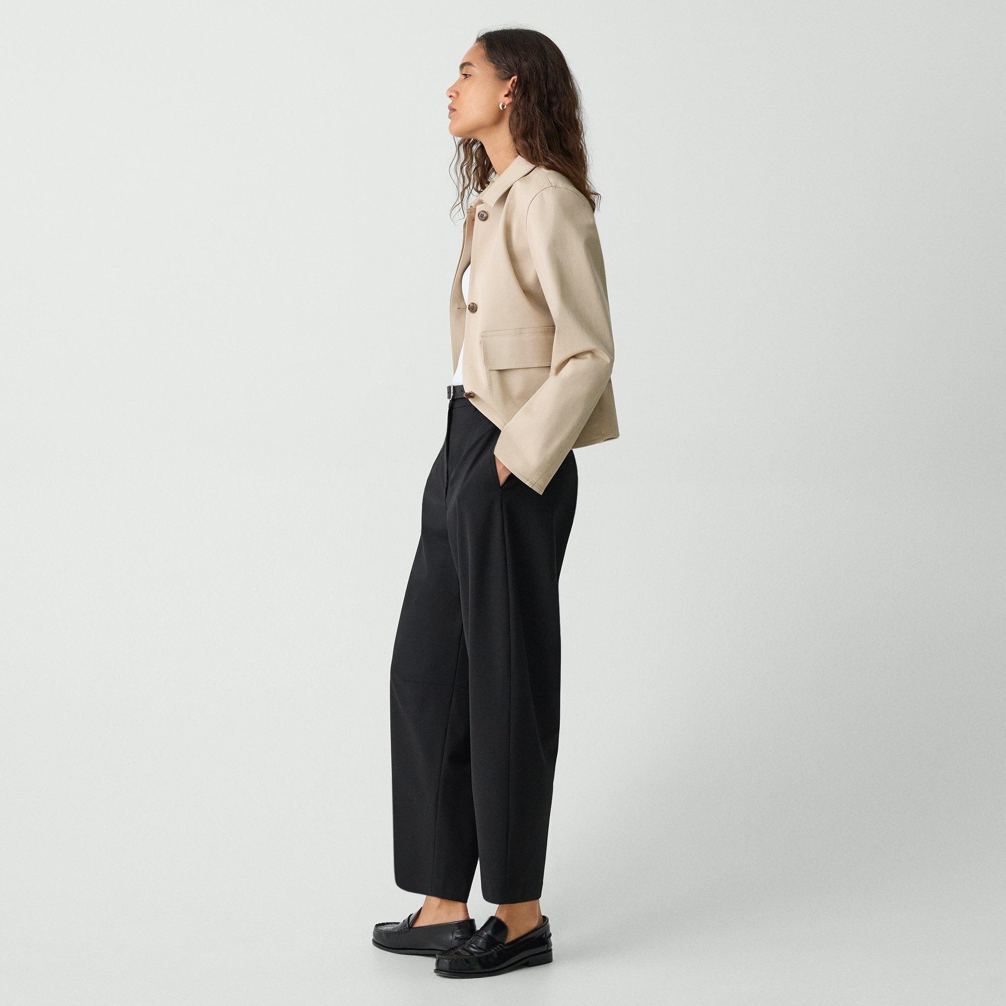 Drop Curve Pant in Stretch Wool - 3