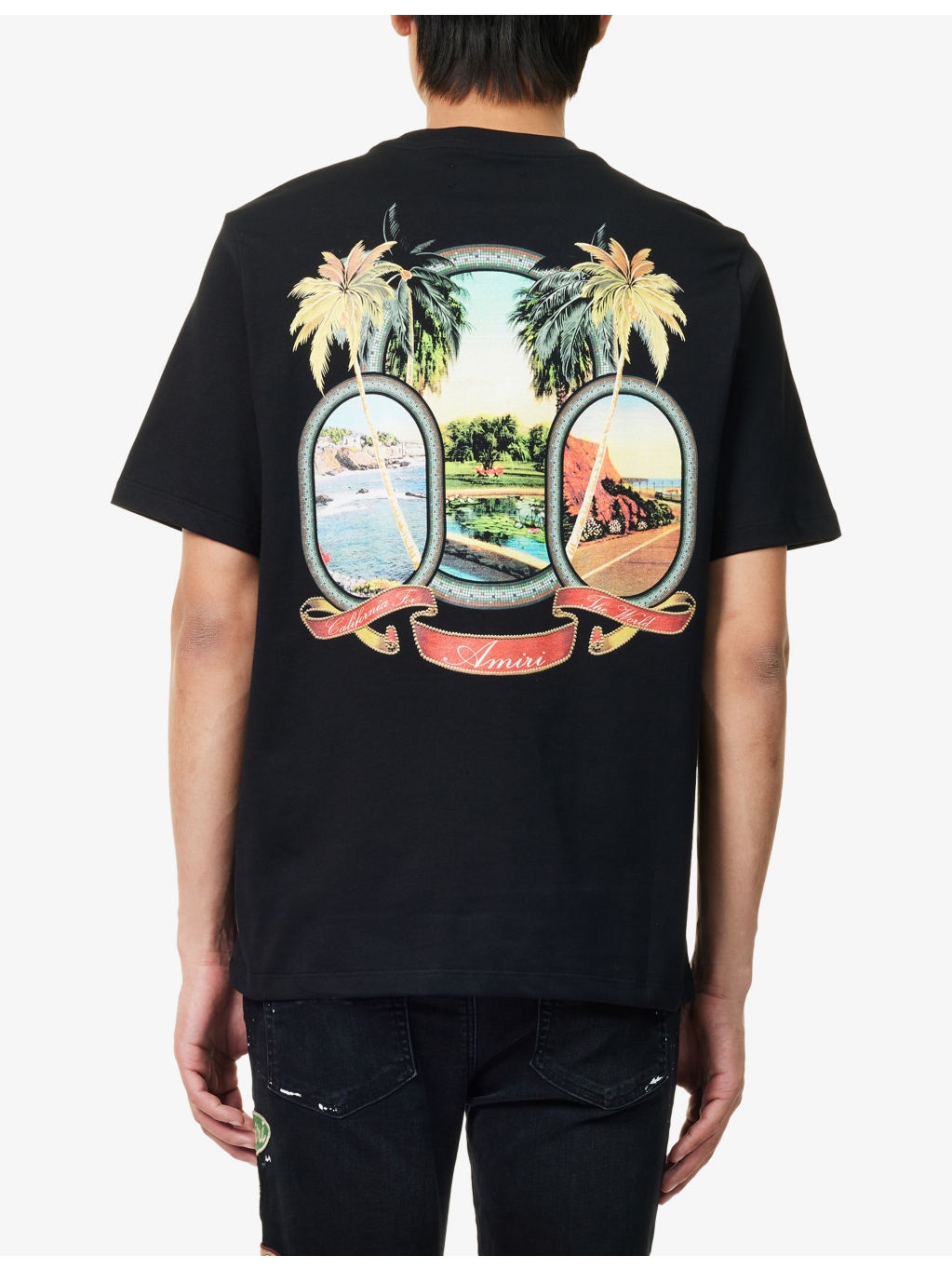 Paradise Graphic-Print Cotton-Jersey T-shirt - 4