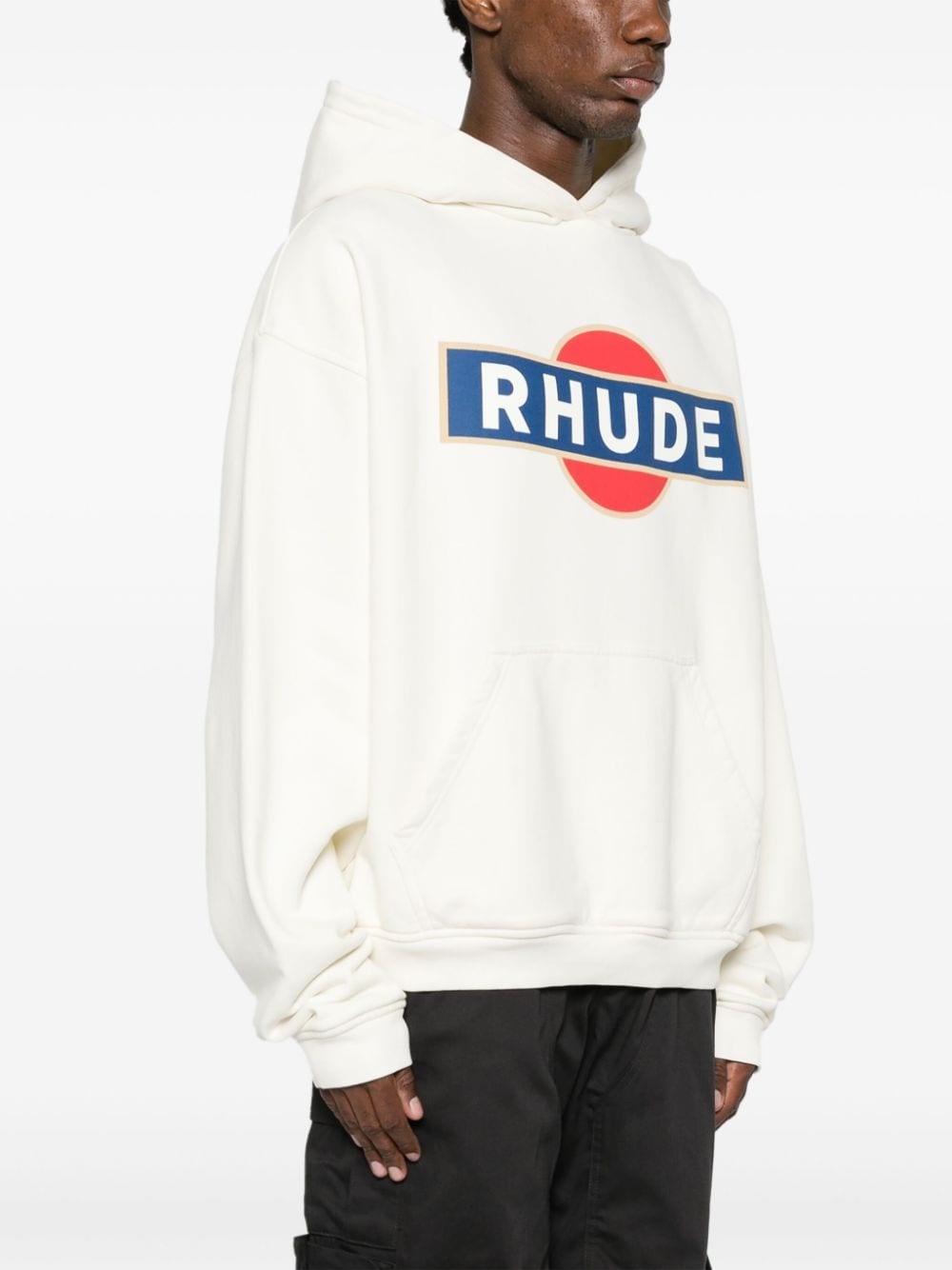 Vintage Racer cotton hoodie - 3