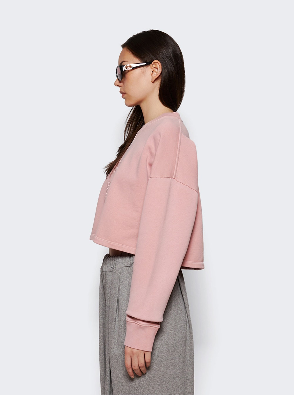 Cropped Sweatshirt Pink - 3