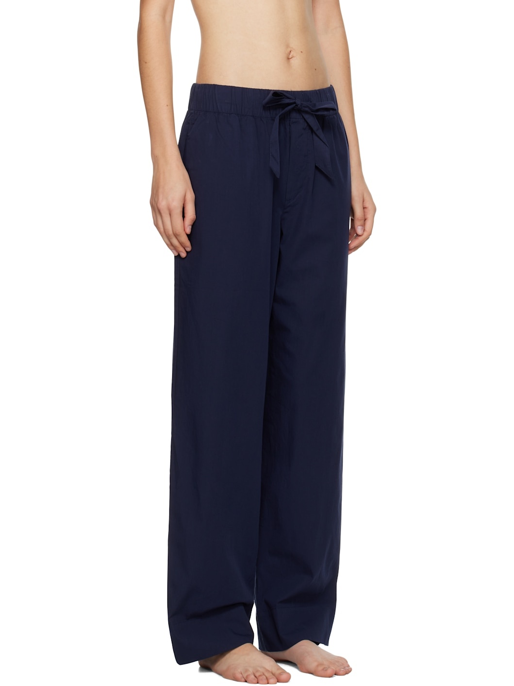 Navy Poplin Pyjama Pants - 2