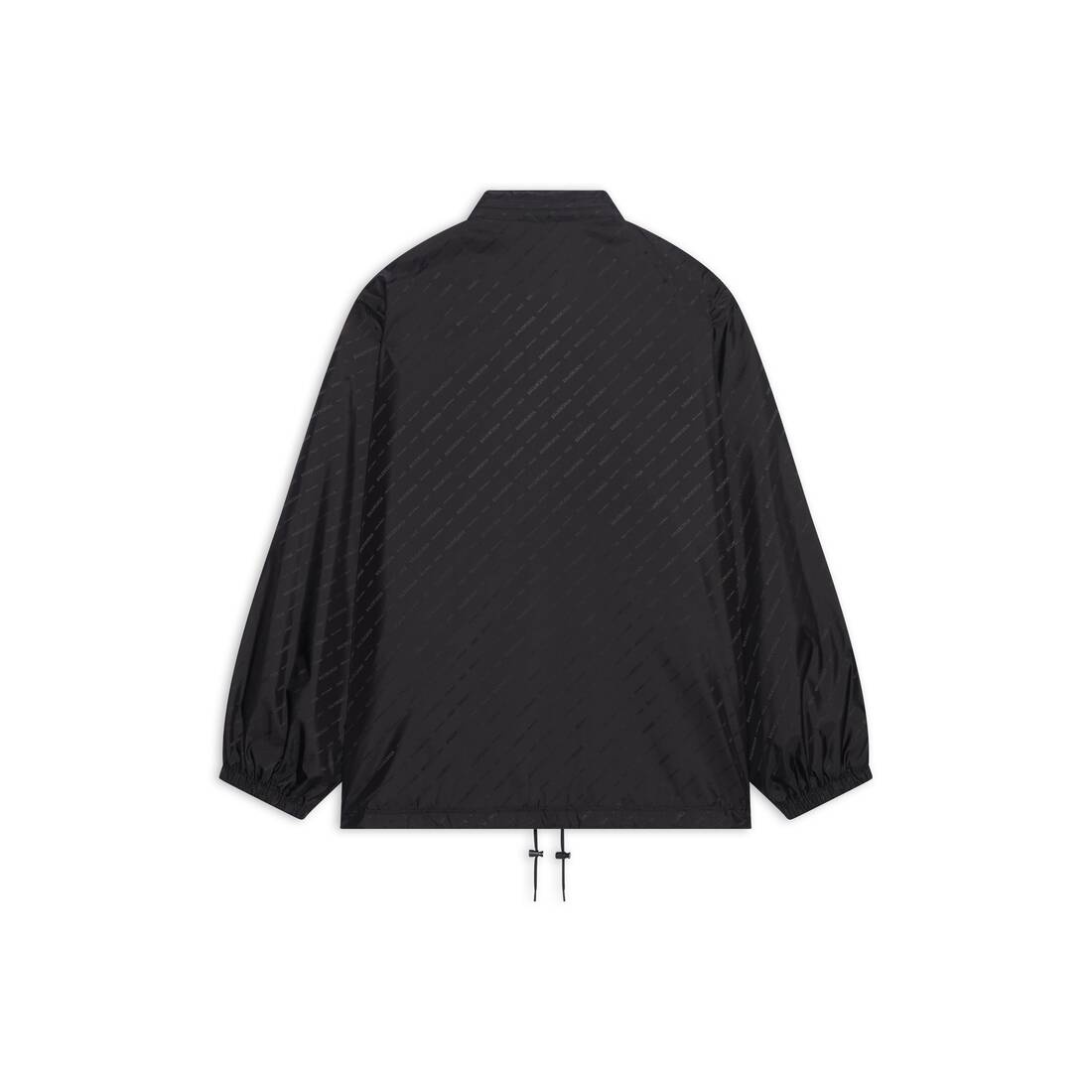 Women's Allover Logo Rain Jacket  in Black - 5