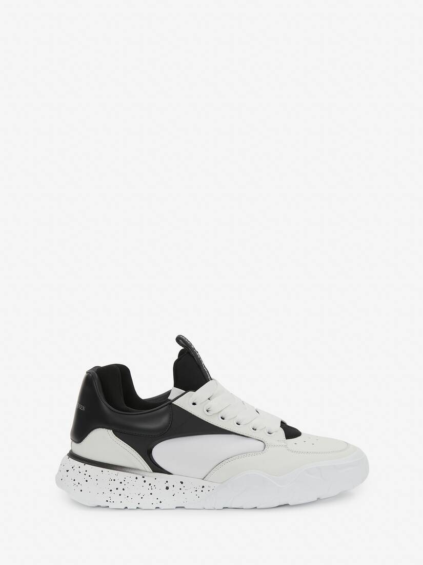 Men's Court Tech Trainer in Black/white - 1