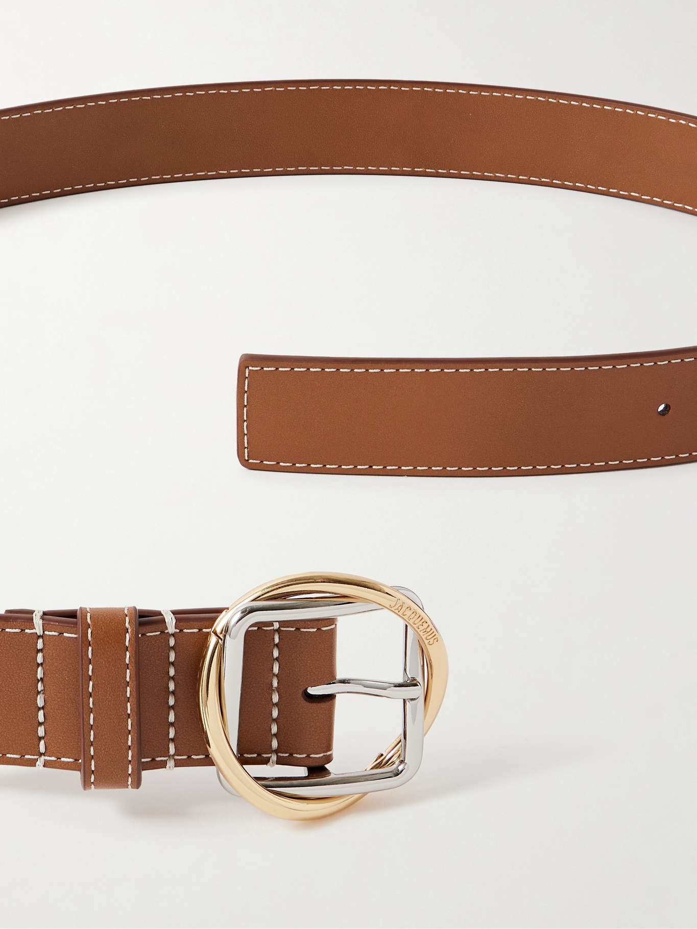 The Salon leather belt Light brown - 3