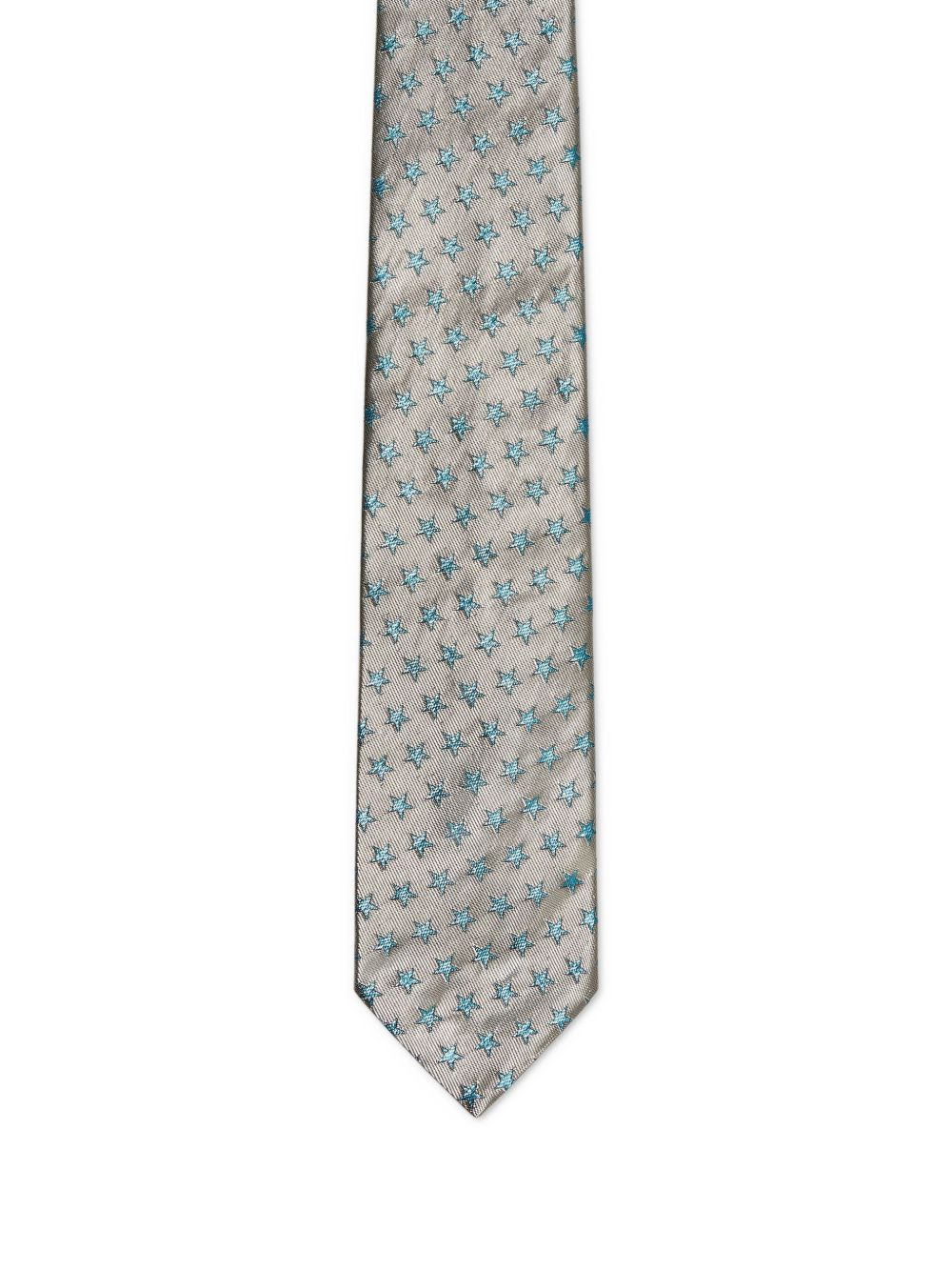 patterned-jacquard tie - 3