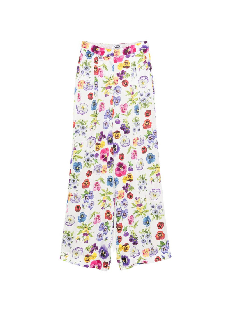 floral-print trousers 1