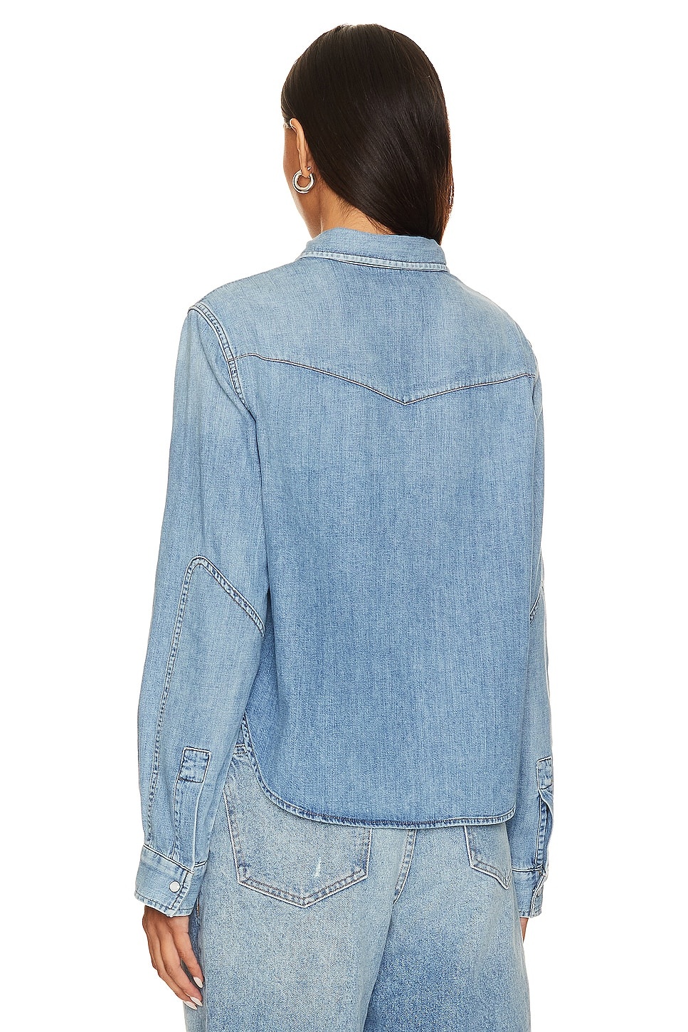 Cropped Western Shirt - 4