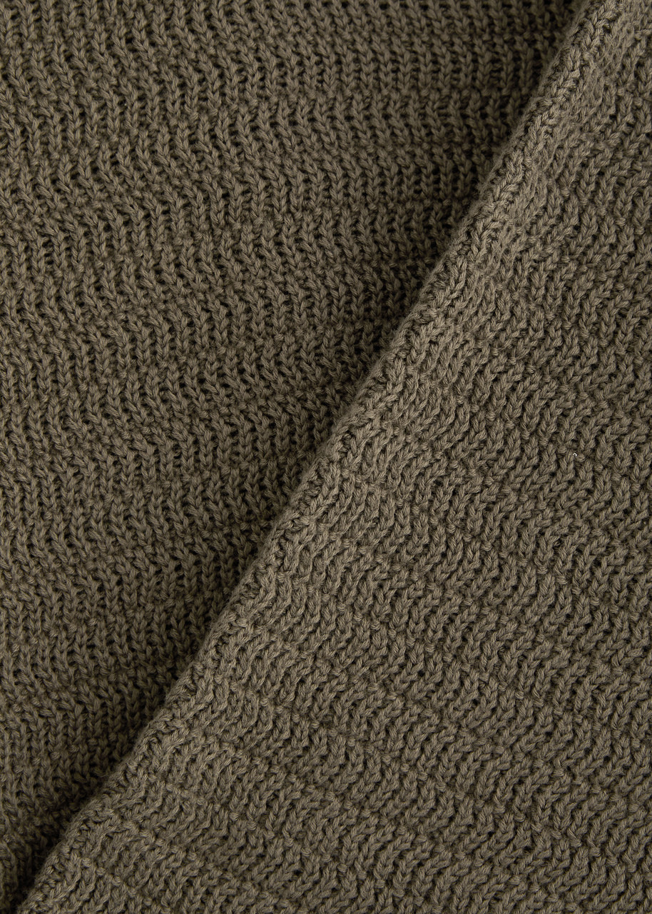 Sunspel Textured Cotton Polo Jumper - 5