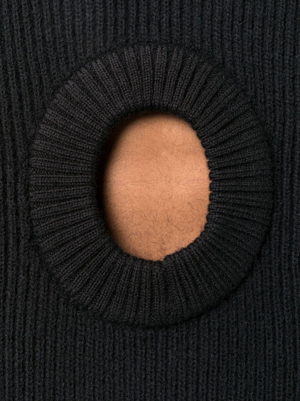 CH Hole ribbed-knit sweatshirt - 5