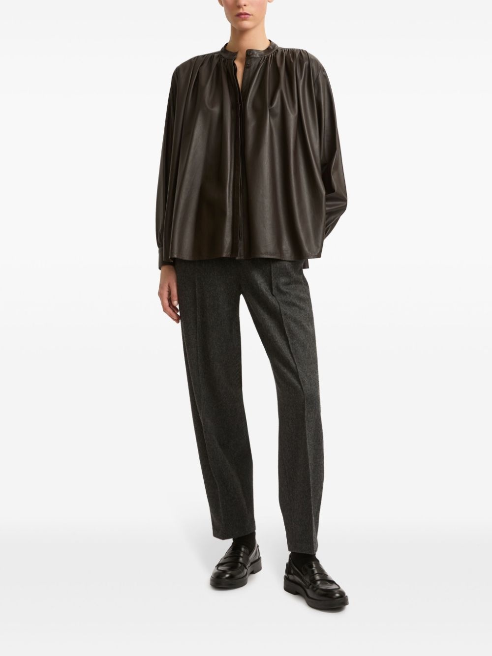 pleated shirt - 2
