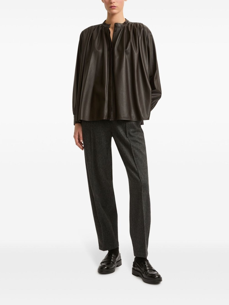 Yves Salomon pleated shirt outlook