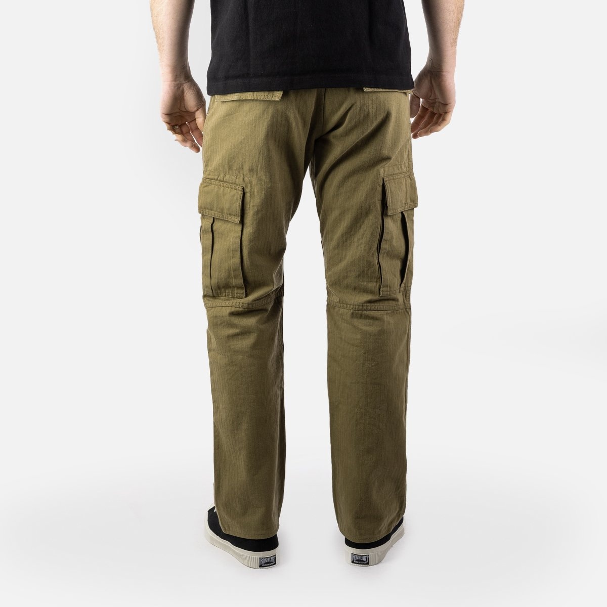 IH-733-KHA 11oz Herringbone Cargo - Khaki - 3