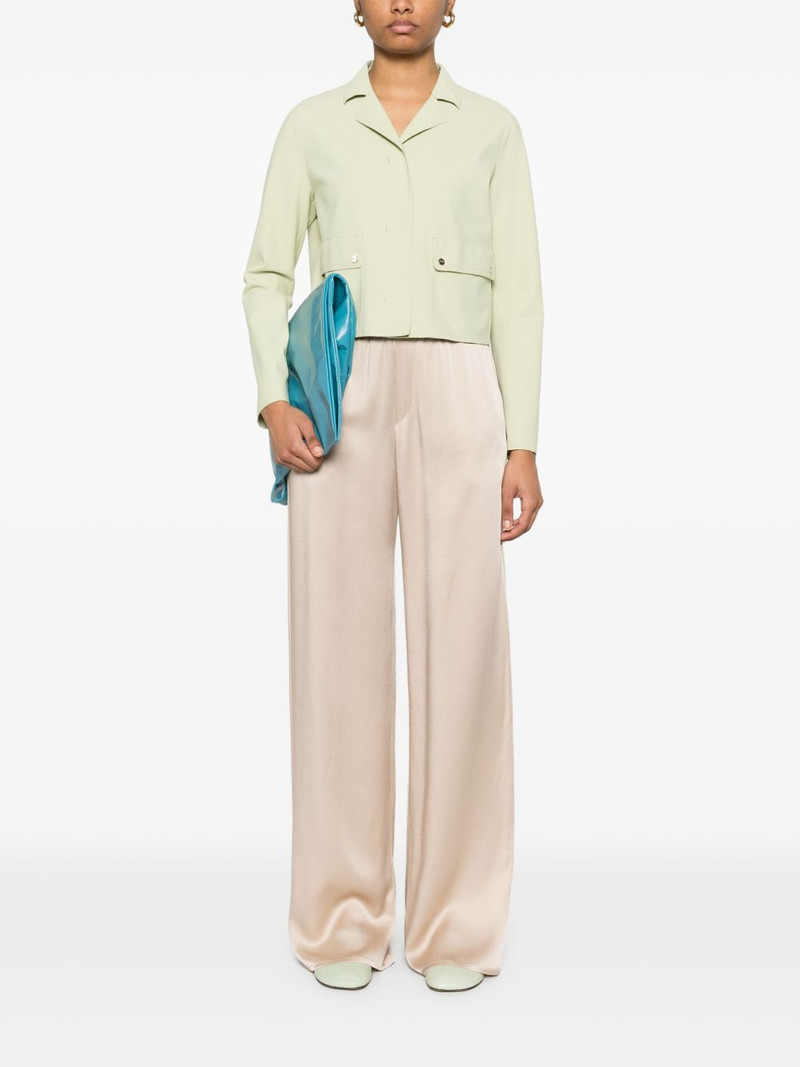 Herno satin trousers outlook